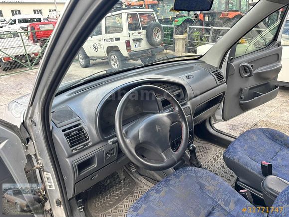 2002 CİTRÖEN BERLİNGO 1.9 D ÇİFT SÜRGÜ KLİMALI OTOMOBİL RUHSATLI