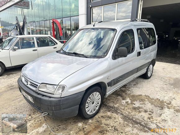 2002 CİTRÖEN BERLİNGO 1.9 D ÇİFT SÜRGÜ KLİMALI OTOMOBİL RUHSATLI