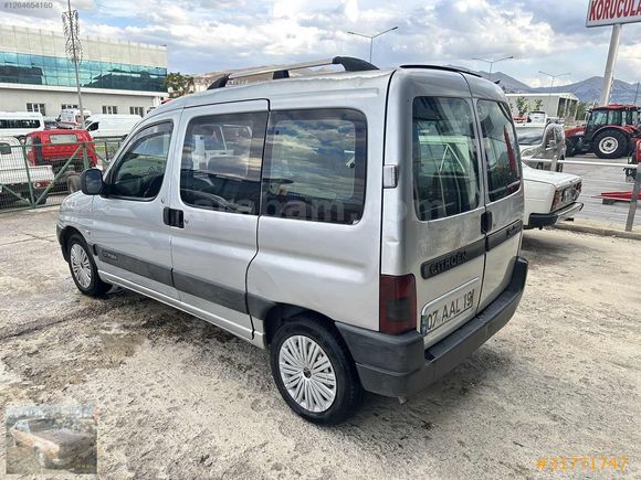 2002 CİTRÖEN BERLİNGO 1.9 D ÇİFT SÜRGÜ KLİMALI OTOMOBİL RUHSATLI
