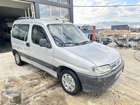 2002 CİTRÖEN BERLİNGO 1.9 D ÇİFT SÜRGÜ KLİMALI OTOMOBİL RUHSATLI