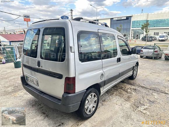 2002 CİTRÖEN BERLİNGO 1.9 D ÇİFT SÜRGÜ KLİMALI OTOMOBİL RUHSATLI