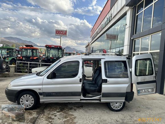 2002 CİTRÖEN BERLİNGO 1.9 D ÇİFT SÜRGÜ KLİMALI OTOMOBİL RUHSATLI