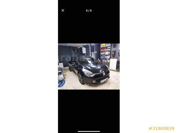 Sahibinden Renault Clio 1.5 dCi Icon 2014 Model  159 km Siyah