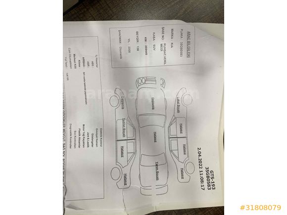 Sahibinden Kia Sorento 2.5 CRDi EX 2005 Model İstanbul