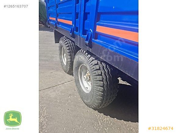 TÜRKTRAKTÖR MARKA TANDEM 10 TON ÇİFT DİNGİL RÖMORK SATILIKTIR.