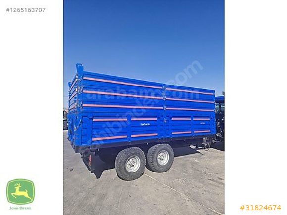 TÜRKTRAKTÖR MARKA TANDEM 10 TON ÇİFT DİNGİL RÖMORK SATILIKTIR.