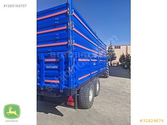 TÜRKTRAKTÖR MARKA TANDEM 10 TON ÇİFT DİNGİL RÖMORK SATILIKTIR.