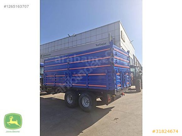 TÜRKTRAKTÖR MARKA TANDEM 10 TON ÇİFT DİNGİL RÖMORK SATILIKTIR.