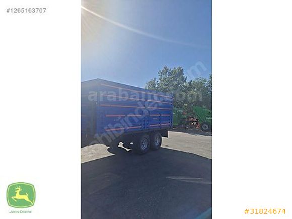 TÜRKTRAKTÖR MARKA TANDEM 10 TON ÇİFT DİNGİL RÖMORK SATILIKTIR.