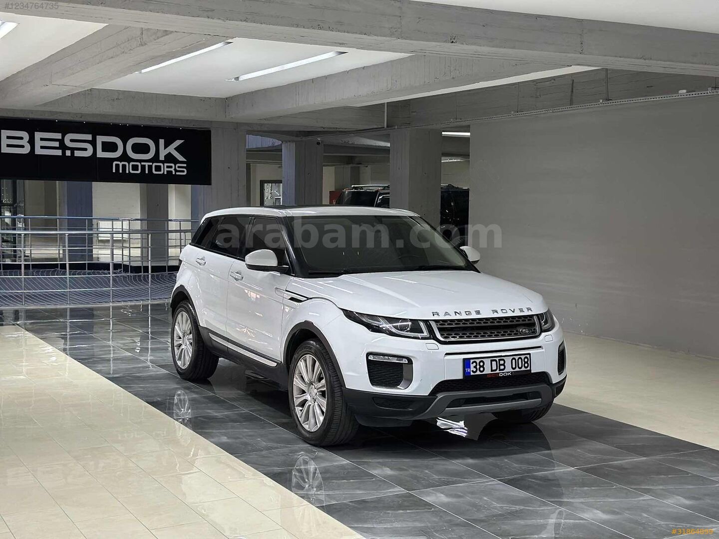 Galeriden Land Rover Range Evoque 2.0 TD4 HSE 2016 Model Kayseri 128.000 km Beyaz 3