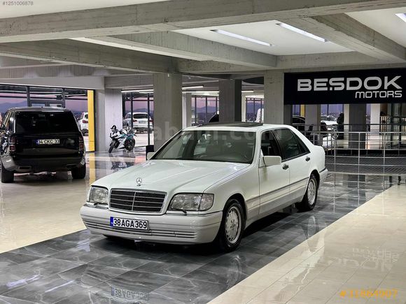 BEŞDOK MOTORS / MERCEDES S320 LONG W140 ORJİNAL BEYAZ