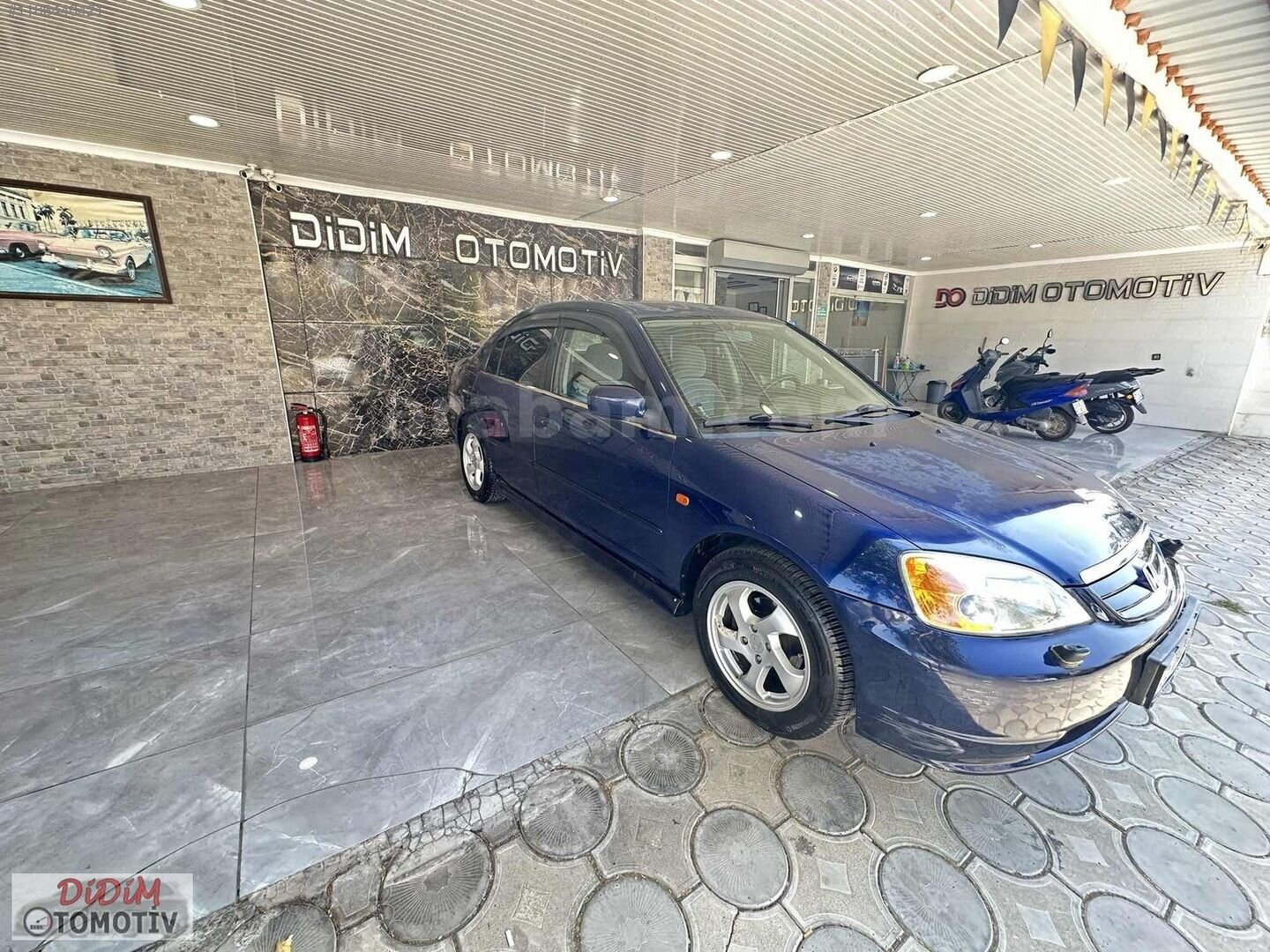 Galeriden Honda Civic 1.6i VTEC ES 2002 Model Aydın 274.250 km Lacivert 6