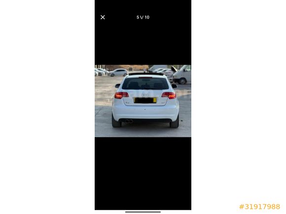 Sahibinden Audi A3 Sportback 1.4 TFSI Ambition 2010 Model