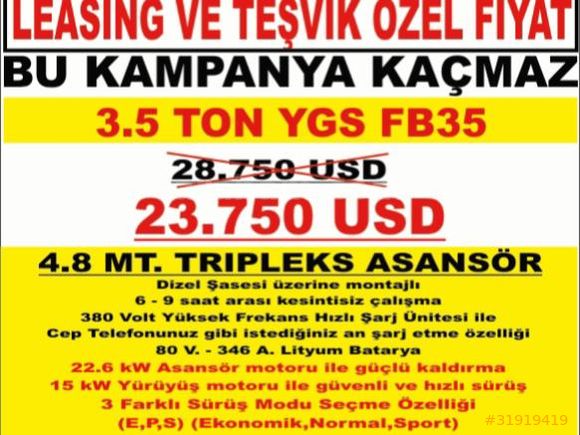 YGS ELEKTRİKLİ FORKLİFT