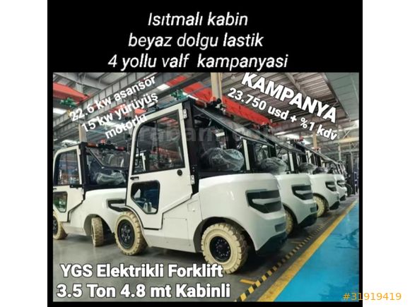 YGS ELEKTRİKLİ FORKLİFT