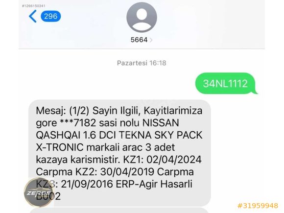 Galeriden Nissan Qashqai 1.6 dCi Sky Pack 2015 Model Muğla 136.000