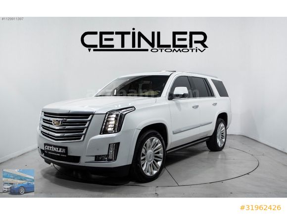 ÇETİNLERDEN 2016 CADİLLAC 6.2 V8 PLATİNUİM 'VERGİ BARIŞLI'