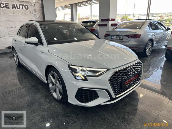 2021 MODEL AUDİ A3 35 TFSİ S-LİNE PAKET HATASIZ BOYASIZ.