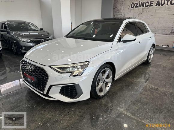 2021 MODEL AUDİ A3 35 TFSİ S-LİNE PAKET HATASIZ BOYASIZ.