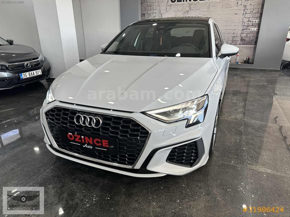 2021 MODEL AUDİ A3 35 TFSİ S-LİNE PAKET HATASIZ BOYASIZ.