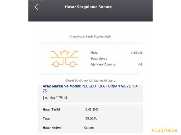 Sahibinden Peugeot 206+ HDi Urban Move 2012 Model Adana