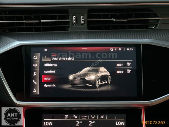 2025 AUDI RS6 AVANT PERFORMANCE 630 HP+SERAMİK FREN+BANG&OLUFSEN