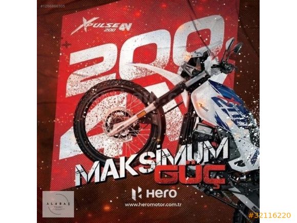 ALABAŞ MOTOR HERO XPULSE 200CCPRO ÖZEL RENK FARKLI RENK MEVCUT