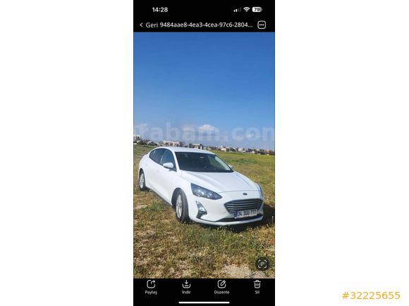 Sahibinden Ford Focus 1.6 TDCi Trend X 2021 Model 