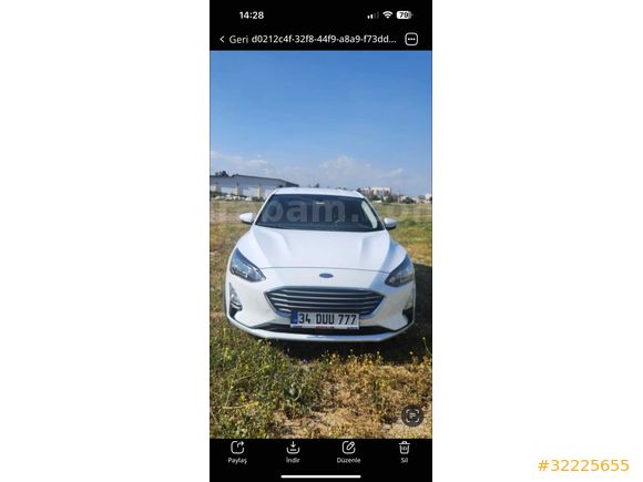Sahibinden Ford Focus 1.6 TDCi Trend X 2021 Model 