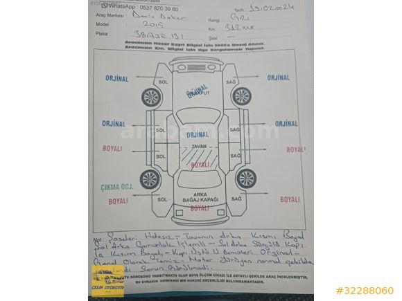 Karta taksit.2015 DACİA DOKKER 1.5 DCİ ////TRİGER-ENJEKTÖR YENİ
