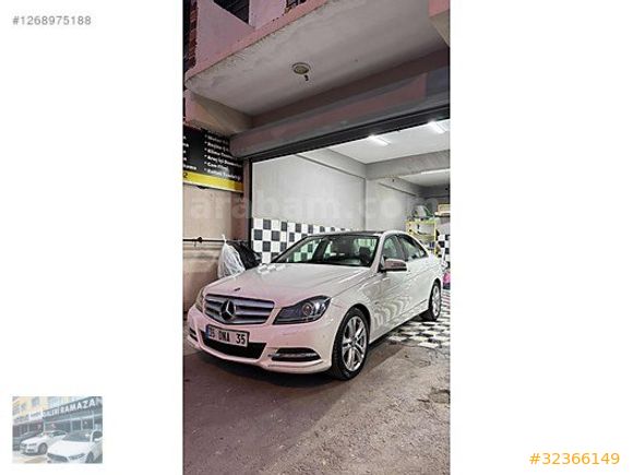 HATASIZ! MERCEDES C 180 2012 MAKYAJLI CAM TAVAN