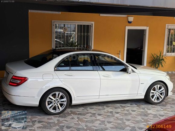 HATASIZ! MERCEDES C 180 2012 MAKYAJLI CAM TAVAN