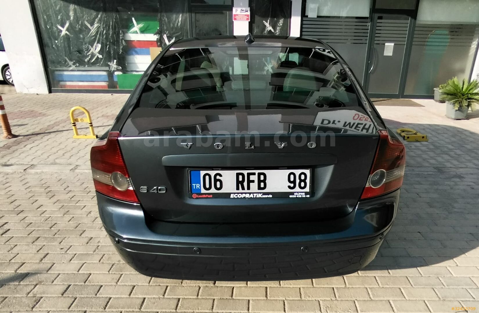 Sahibinden Volvo S40 1.6 D Premium 2007 Model Mersin 345.000 km Gri (titanyum) 4
