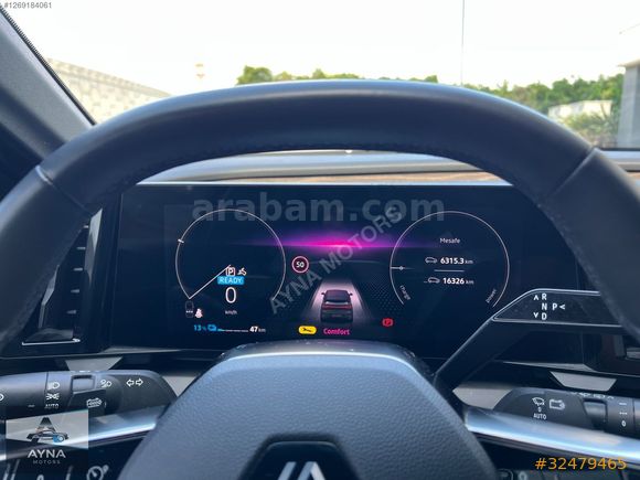 AYNA MOTORS 2023 HATASIZ MEGANE E-TECH İCONİC EV60 16.000 KM