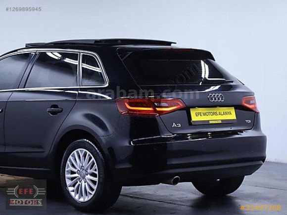 2016 AUDİ A3 SPORTBACK 1.6 TDİ AMBİENTE S-TRONİK SUNROOF