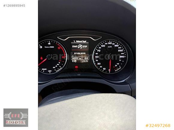 2016 AUDİ A3 SPORTBACK 1.6 TDİ AMBİENTE S-TRONİK SUNROOF