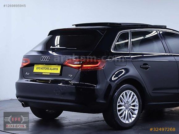 2016 AUDİ A3 SPORTBACK 1.6 TDİ AMBİENTE S-TRONİK SUNROOF