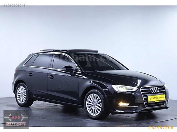 2016 AUDİ A3 SPORTBACK 1.6 TDİ AMBİENTE S-TRONİK SUNROOF