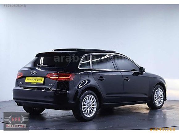 2016 AUDİ A3 SPORTBACK 1.6 TDİ AMBİENTE S-TRONİK SUNROOF