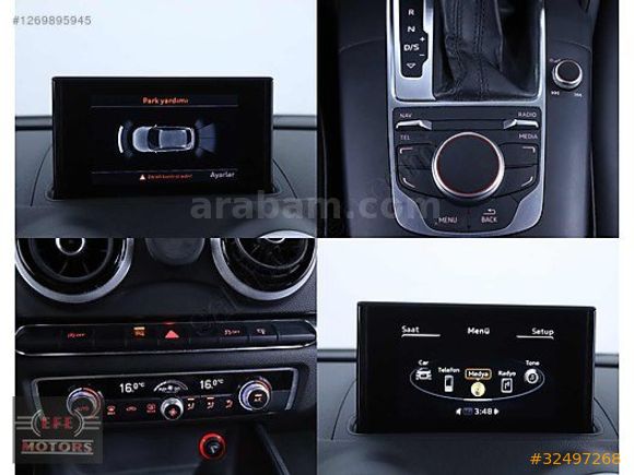 2016 AUDİ A3 SPORTBACK 1.6 TDİ AMBİENTE S-TRONİK SUNROOF