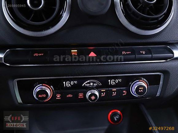 2016 AUDİ A3 SPORTBACK 1.6 TDİ AMBİENTE S-TRONİK SUNROOF