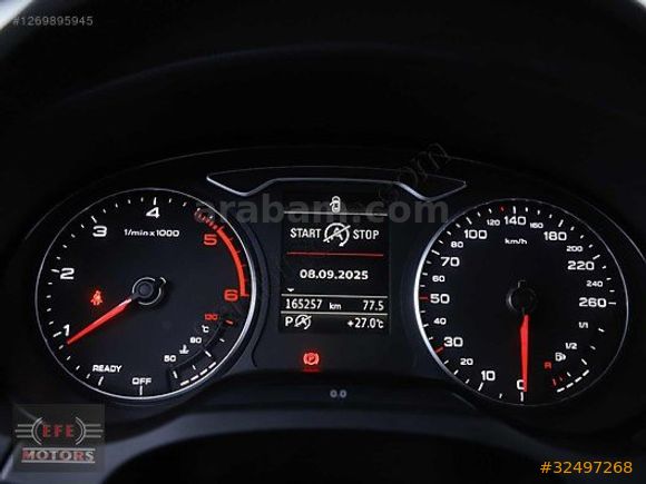 2016 AUDİ A3 SPORTBACK 1.6 TDİ AMBİENTE S-TRONİK SUNROOF