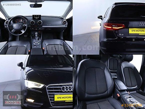2016 AUDİ A3 SPORTBACK 1.6 TDİ AMBİENTE S-TRONİK SUNROOF