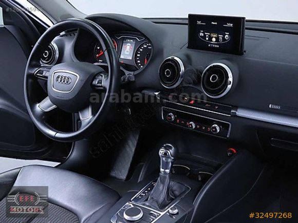 2016 AUDİ A3 SPORTBACK 1.6 TDİ AMBİENTE S-TRONİK SUNROOF