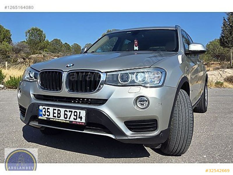 BMW X3 2015 ORİJİNAL-76.000KM -TRAMERSİZ DEĞİŞENSİZ