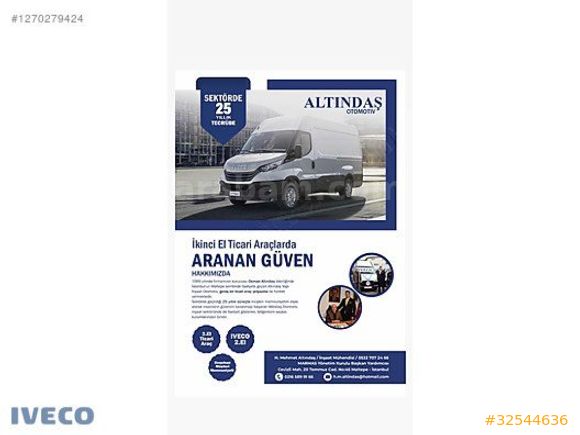 ALTINDAŞ IVECO 2.el 2016 model uzun şase Liftli