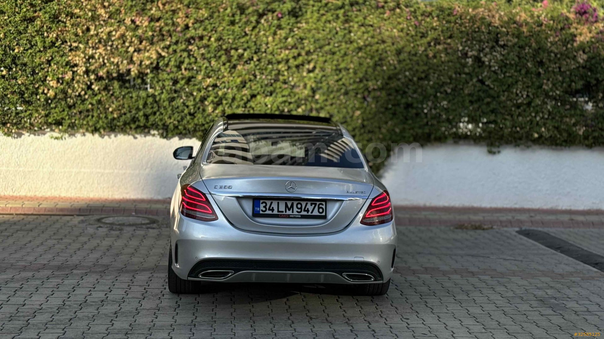 MERCEDES - BENZ C 200 D AMG 2015 MODEL ANTALYA 172.000 KM GRİ (GÜMÜŞ)