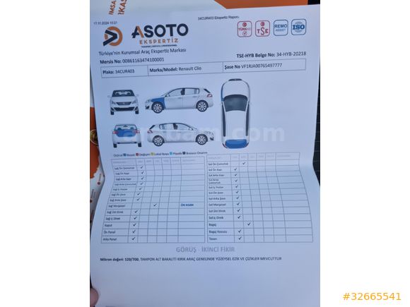 son fiyat Bakımlı temiz Clio 1.3 TCe Icon 2020