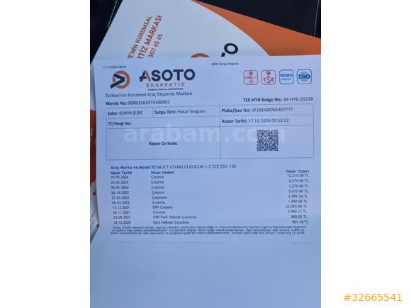 son fiyat Bakımlı temiz Clio 1.3 TCe Icon 2020