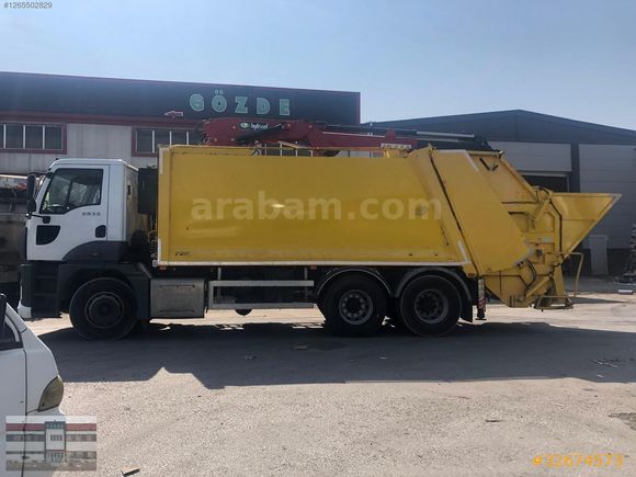 FORD CARGO 20+5 UZAKTAN KUMANDALI YERALTI VE YERÜSTÜ VİNÇLİ ÇÖP